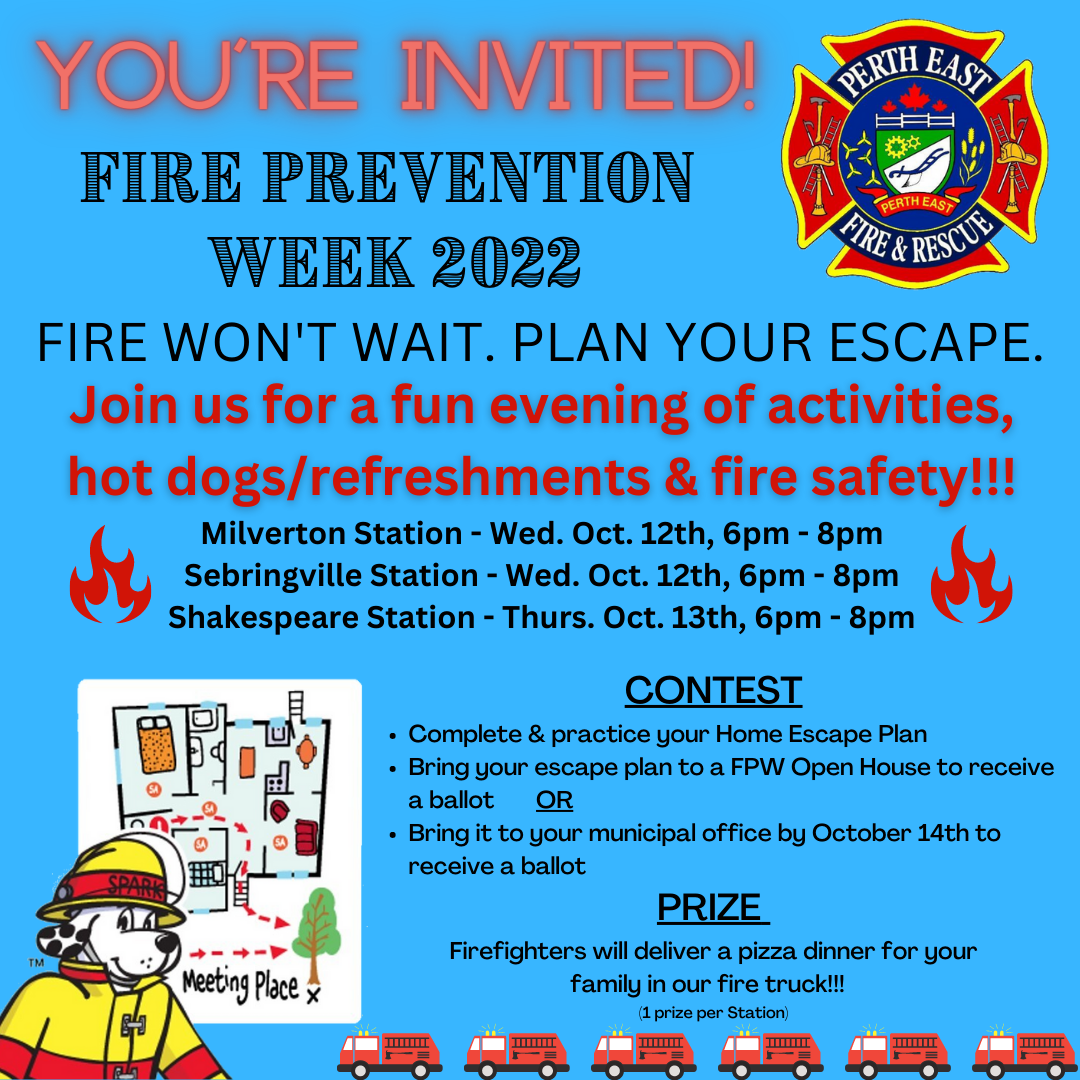 Fire Prevention Week Township of Perth East